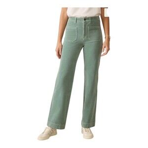 Faherty Blue Wide Leg Pants